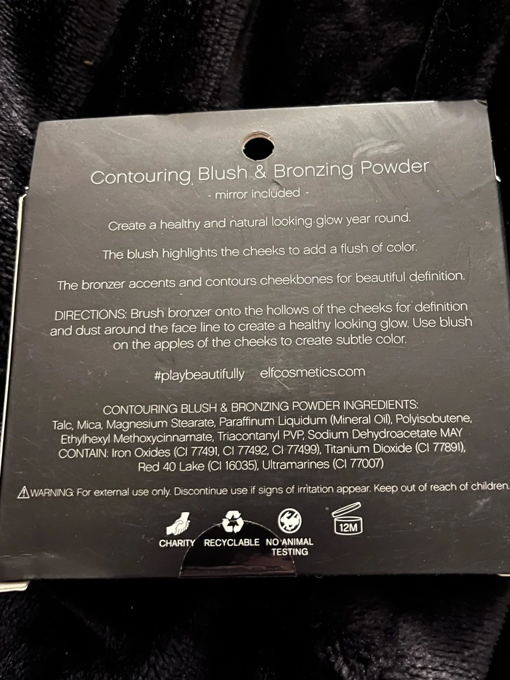 NWT NIB DISCONTINUTED E.L.F Cosmetics Contouring Blush and Bronzing Powder